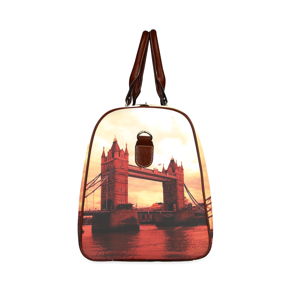 Travel-London Tower Bridge Waterproof Travel Bag/Large (Model 1639)