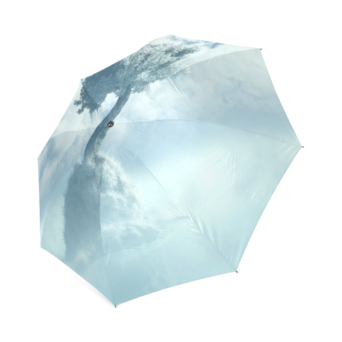 Frozen Tree at the lake Foldable Umbrella (Model U01)