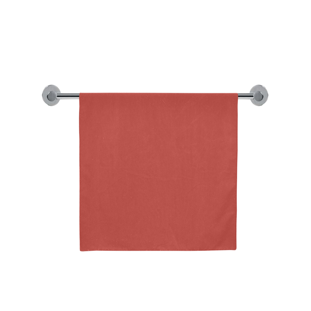 Aurora Red Color Accent Bath Towel 30"x56"