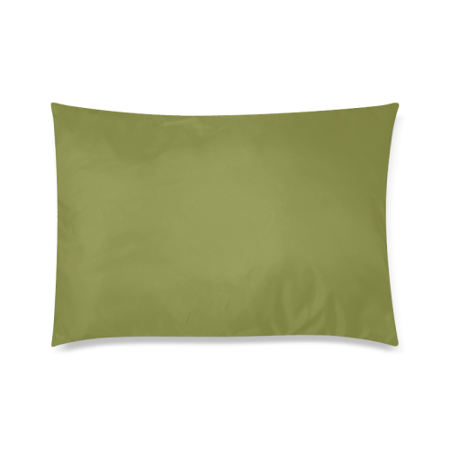 Woodbine Color Accent Custom Zippered Pillow Case 20"x30"(Twin Sides)