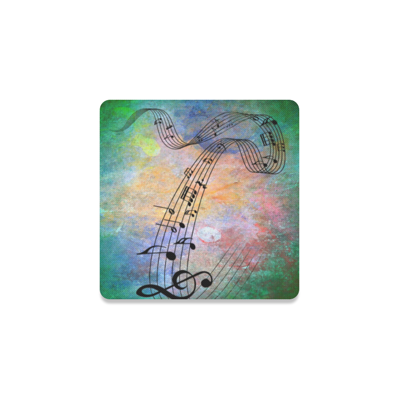 abstract music Square Coaster