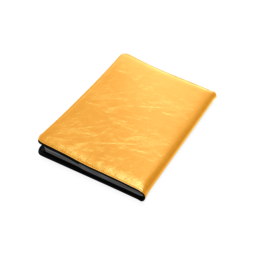 Radiant Yellow Color Accent Custom NoteBook B5