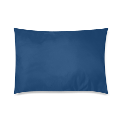 Cool Black Color Accent Custom Zippered Pillow Case 20"x30"(Twin Sides)