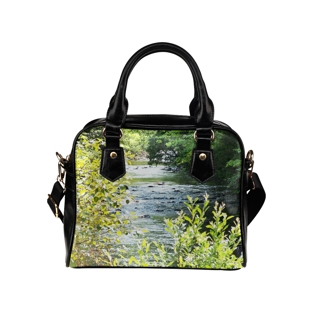 River Runs Through It Shoulder Handbag (Model 1634)