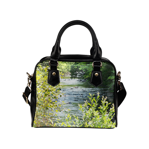 River Runs Through It Shoulder Handbag (Model 1634)