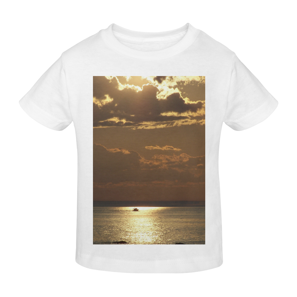 Awesome Sea Scene Sunny Youth T-shirt (Model T04)