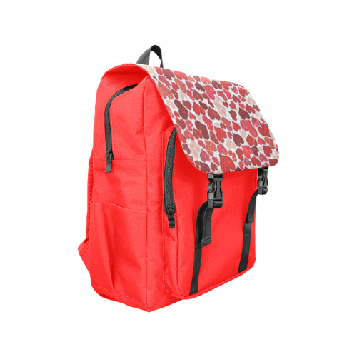 sparkling hearts, red Casual Shoulders Backpack (Model 1623)