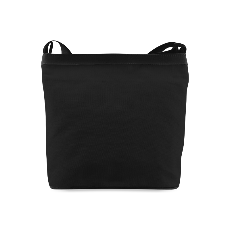 Cool Black Color Accent Crossbody Bags (Model 1613)
