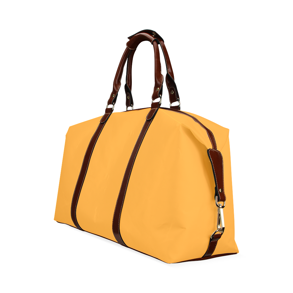 Radiant Yellow Color Accent Classic Travel Bag (Model 1643)