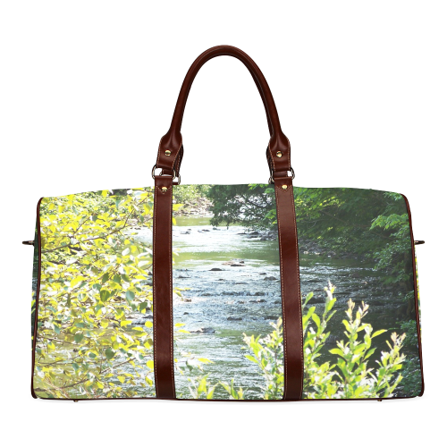 River Runs Through It Waterproof Travel Bag/Small (Model 1639)