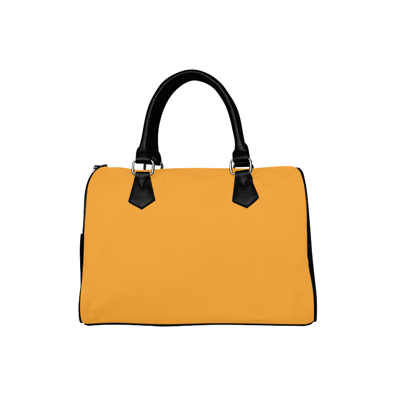 Radiant Yellow Color Accent Boston Handbag (Model 1621)