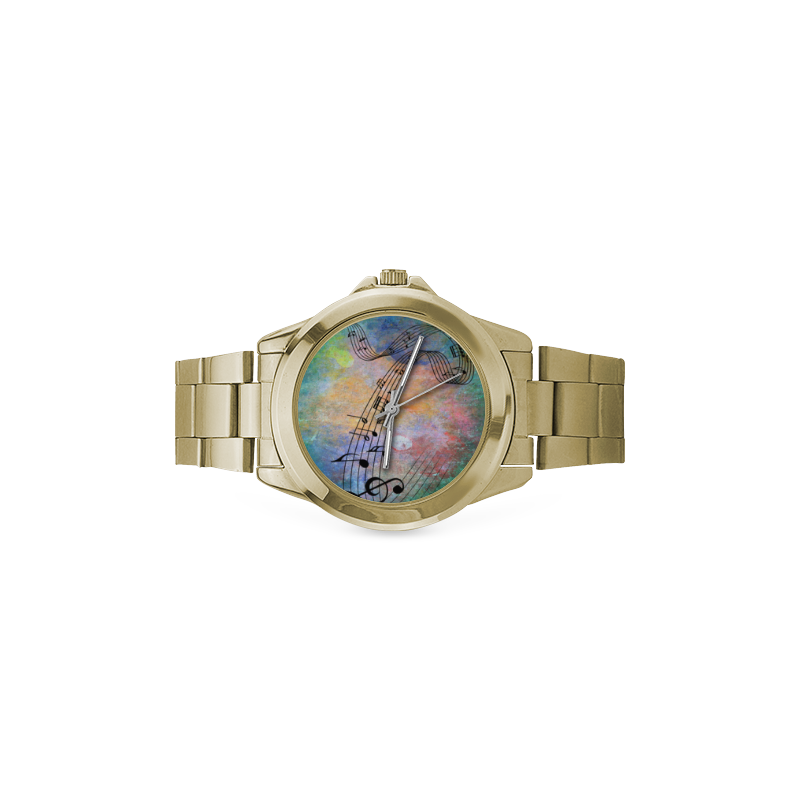 abstract music Custom Gilt Watch(Model 101)