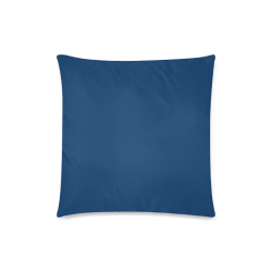 Cool Black Color Accent Custom Zippered Pillow Case 18"x18" (one side)