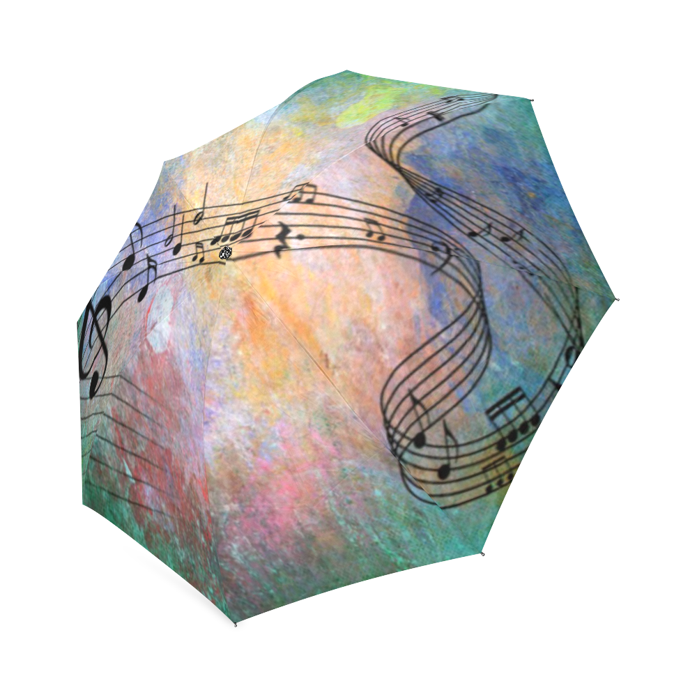 abstract music Foldable Umbrella (Model U01)
