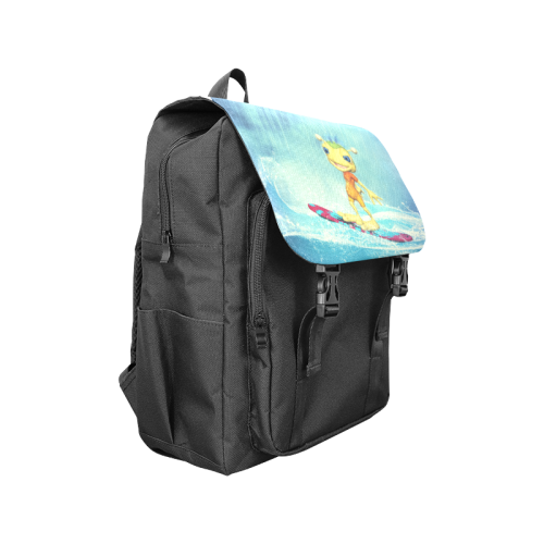 Surfing Alien Casual Shoulders Backpack (Model 1623)