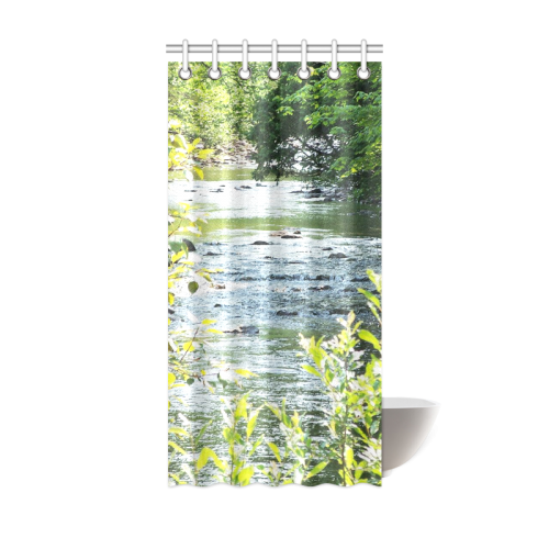 River Runs Through It Shower Curtain 36"x72"