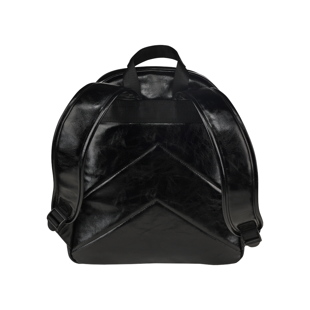 Cool Black Color Accent Multi-Pockets Backpack (Model 1636)