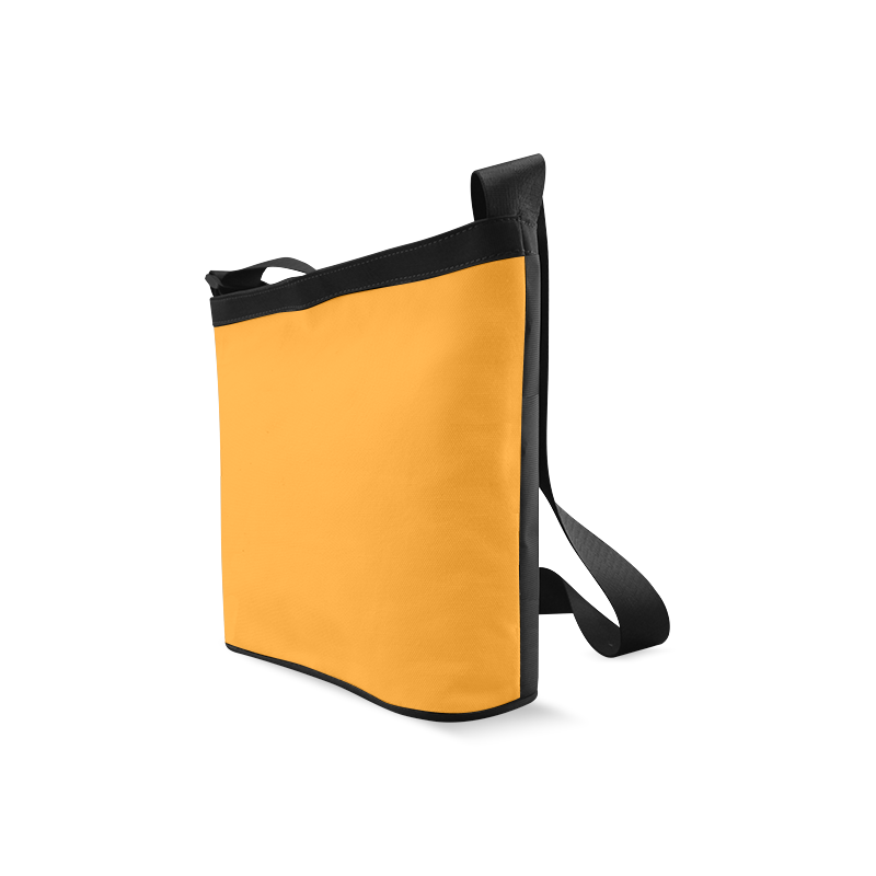 Radiant Yellow Color Accent Crossbody Bags (Model 1613)