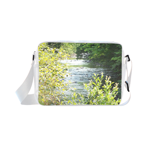 River Runs Through It Classic Cross-body Nylon Bags (Model 1632)