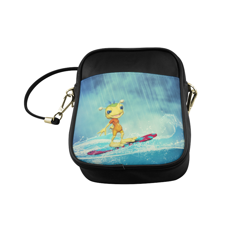 Surfing Alien Sling Bag (Model 1627)