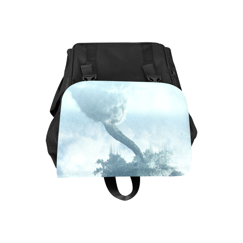 Frozen Tree at the lake Casual Shoulders Backpack (Model 1623)