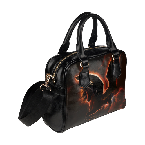 The dark unicorn Shoulder Handbag (Model 1634)