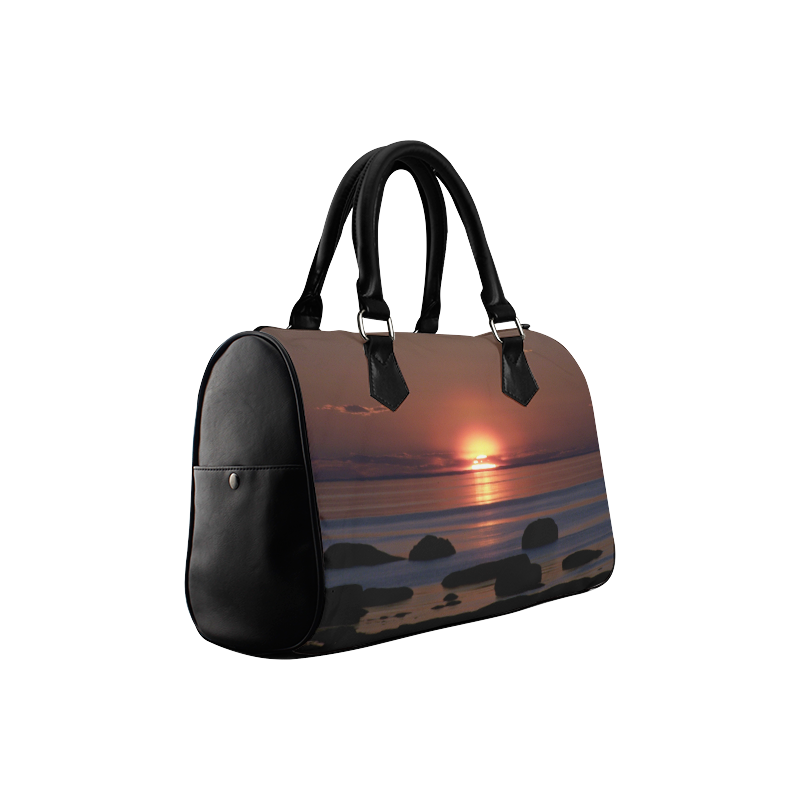 Shockwave Sunset Boston Handbag (Model 1621)
