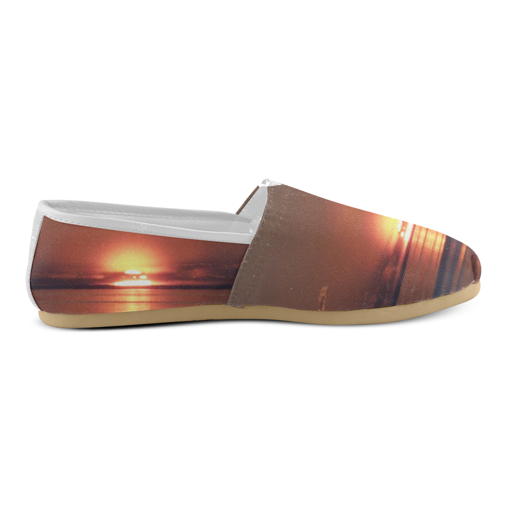 Shockwave Sunset Unisex Casual Shoes (Model 004)