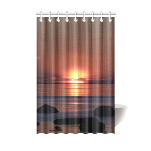 Shockwave Sunset. Shower Curtain 48"x72"