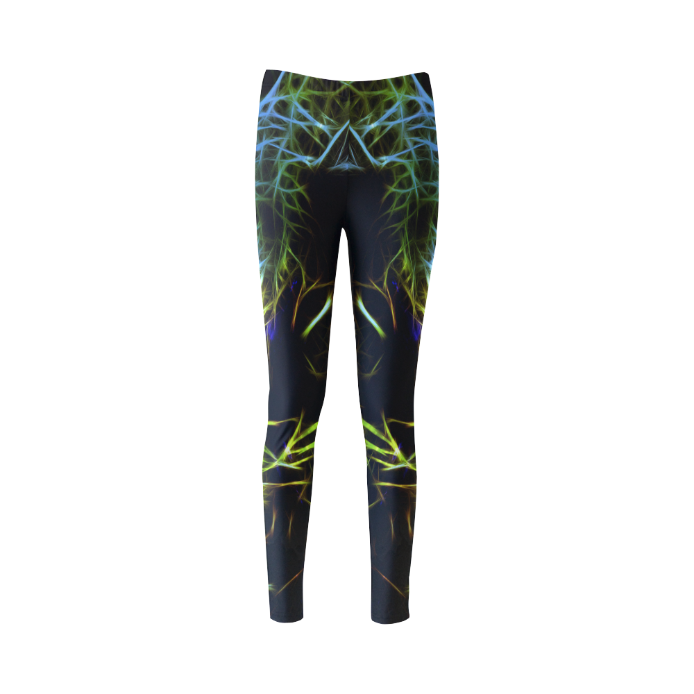 Neon Leopard Cassandra Women's Leggings (Model L01)