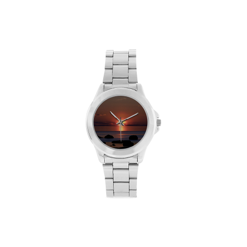 Shockwave Sunset Unisex Stainless Steel Watch(Model 103)