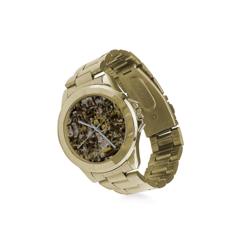 Metal Steampunk Custom Gilt Watch(Model 101)