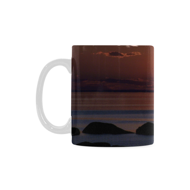 Shockwave Sunset White Mug(11OZ)