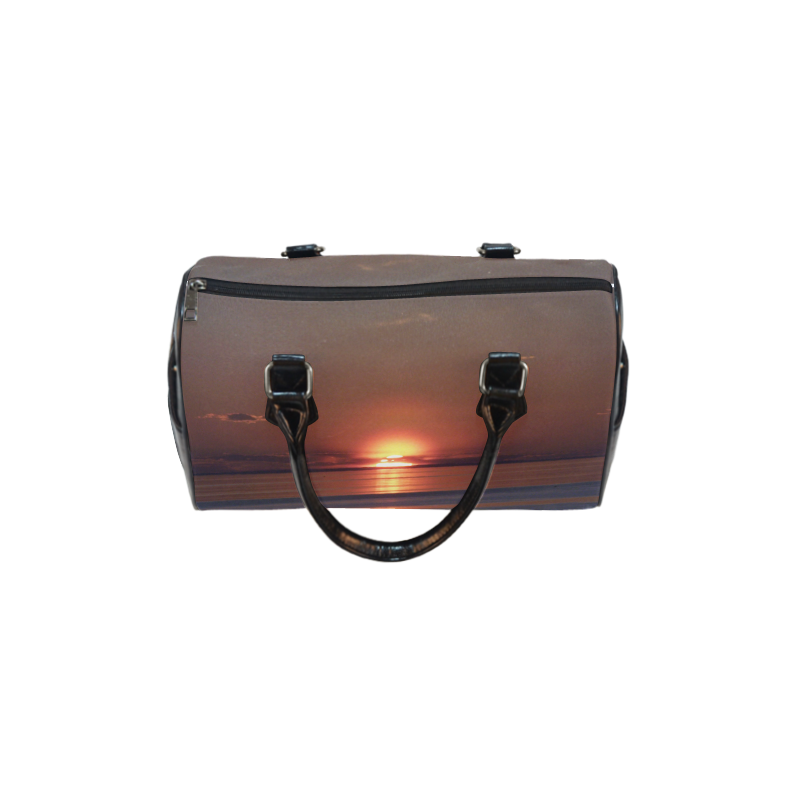 Shockwave Sunset Boston Handbag (Model 1621)