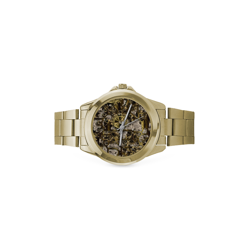 Metal Steampunk Custom Gilt Watch(Model 101)