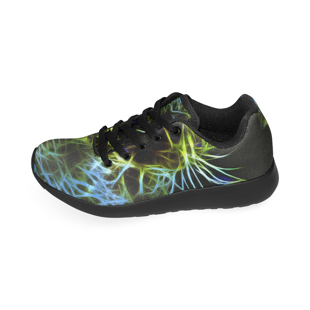Neon Leopard Men’s Running Shoes (Model 020)