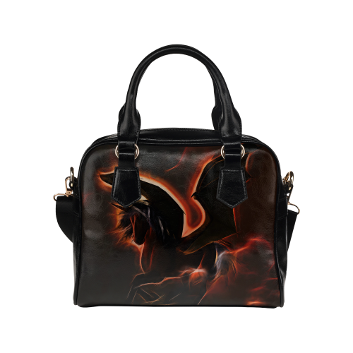 The dark unicorn Shoulder Handbag (Model 1634)