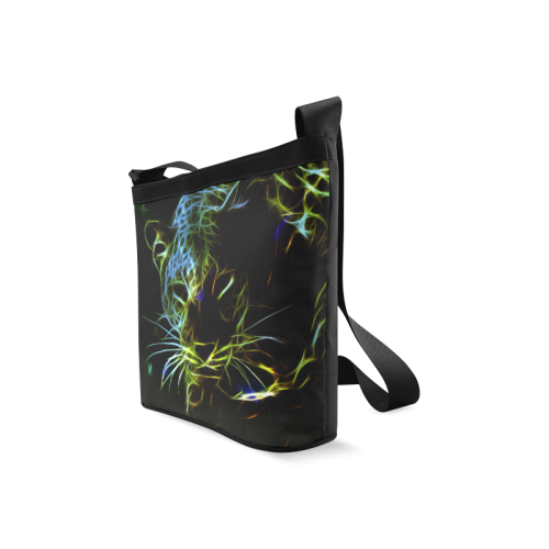 Neon Leopard Crossbody Bags (Model 1613)