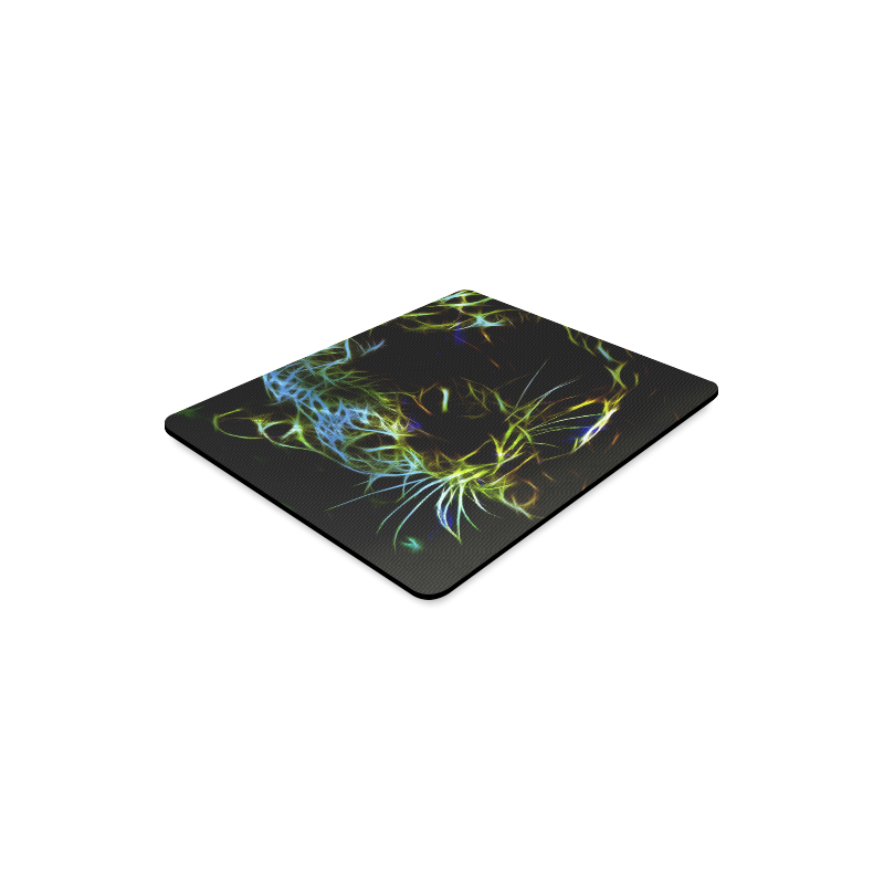 Neon Leopard Rectangle Mousepad