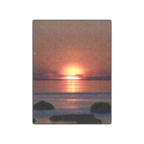 Shockwave Sunset. Blanket 50"x60"