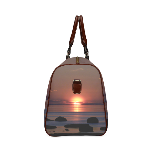 Shockwave Sunset Waterproof Travel Bag/Large (Model 1639)
