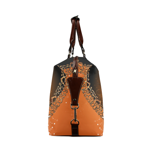 Cute giraffe on a heart Classic Travel Bag (Model 1643)