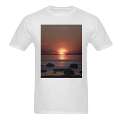 Shockwave Sunset Sunny Men's T- shirt (Model T06)