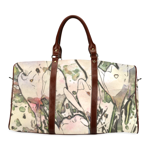 Floral Art Studio 7216 Waterproof Travel Bag/Small (Model 1639)