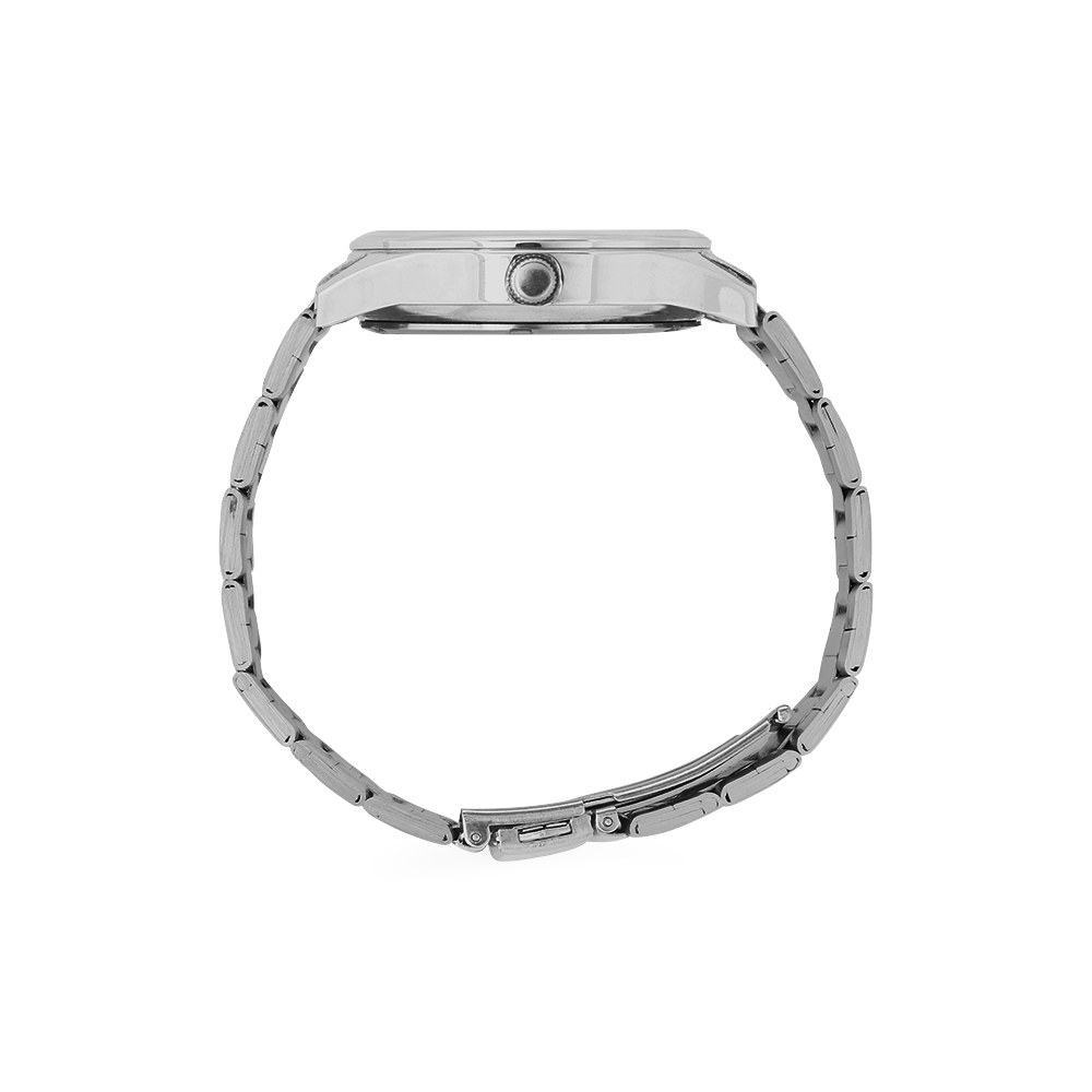 Musk Mallow Men's Stainless Steel Watch(Model 104)