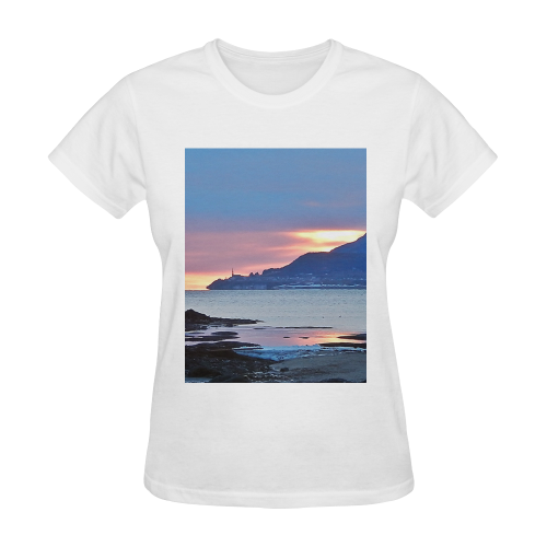 Sunrise in Tourelle Sunny Women's T-shirt (Model T05)