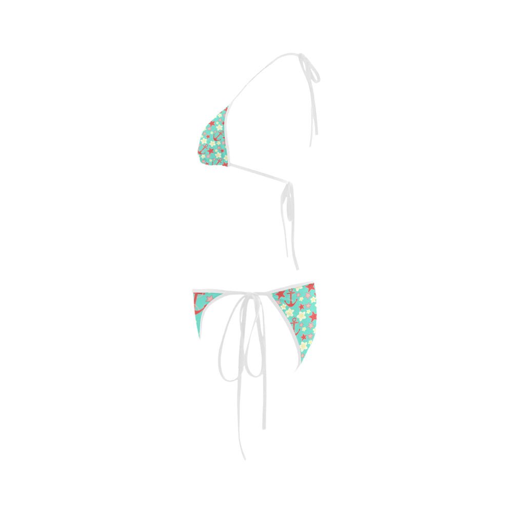 Summer pattern Custom Bikini Swimsuit