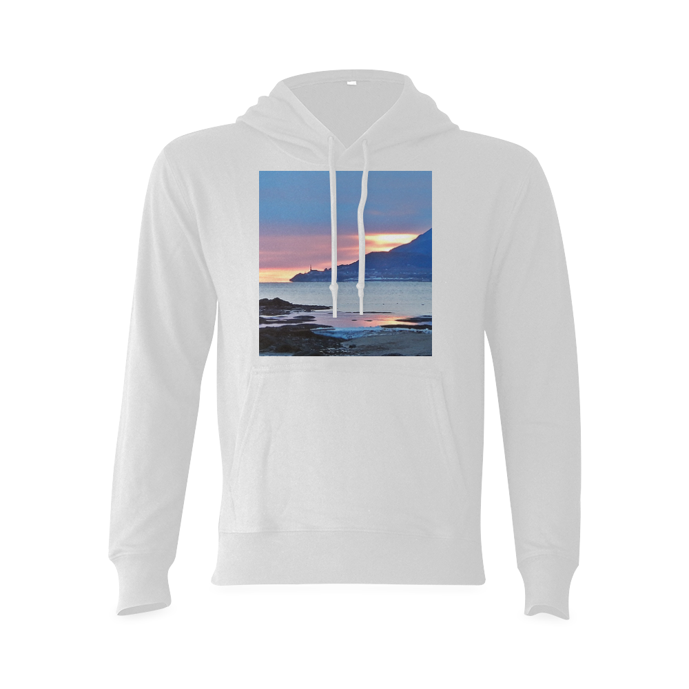 Sunrise in Tourelle Oceanus Hoodie Sweatshirt (Model H03)