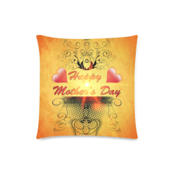Mother's day Custom Zippered Pillow Case 18"x18"(Twin Sides)