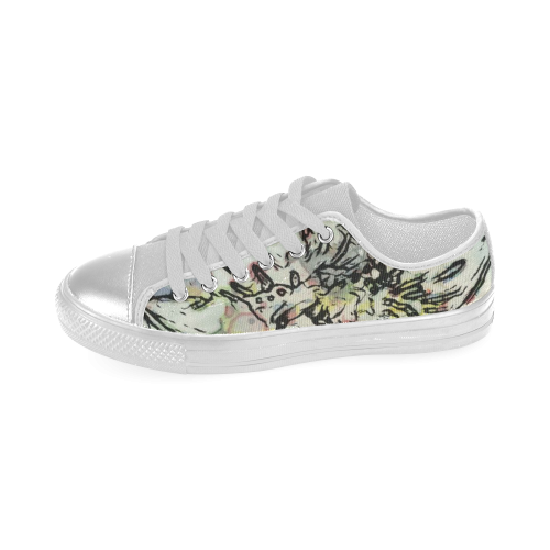 Floral Art Studio 3216 Women's Classic Canvas Shoes (Model 018)